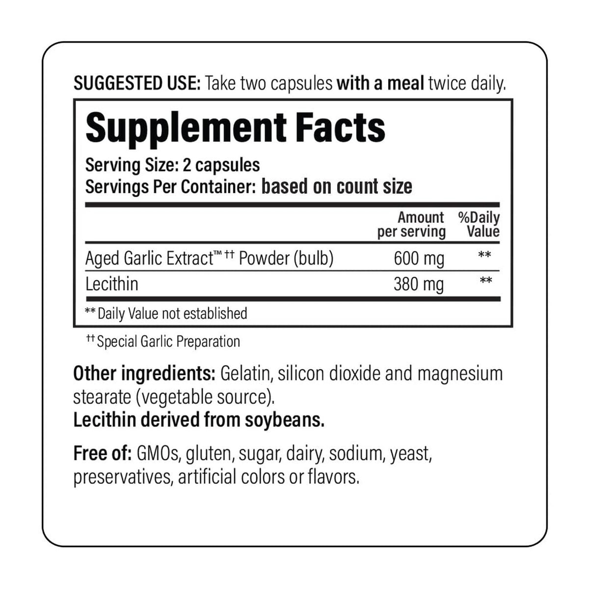 Kyolic Aged Garlic Extract Formula 104, Cholesterol Health*, 300 Capsules - FENGGESTORE20