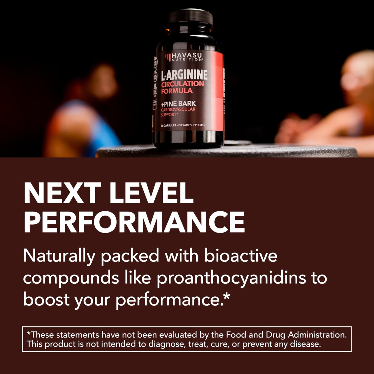 L-Arginine 1800mg and Pine Bark Extract 100mg - Nitric Oxide Supplement for Men - Performance Supplement for Men's Health - 90 Count - Endurance, Recovery Support - FENGGESTORE20