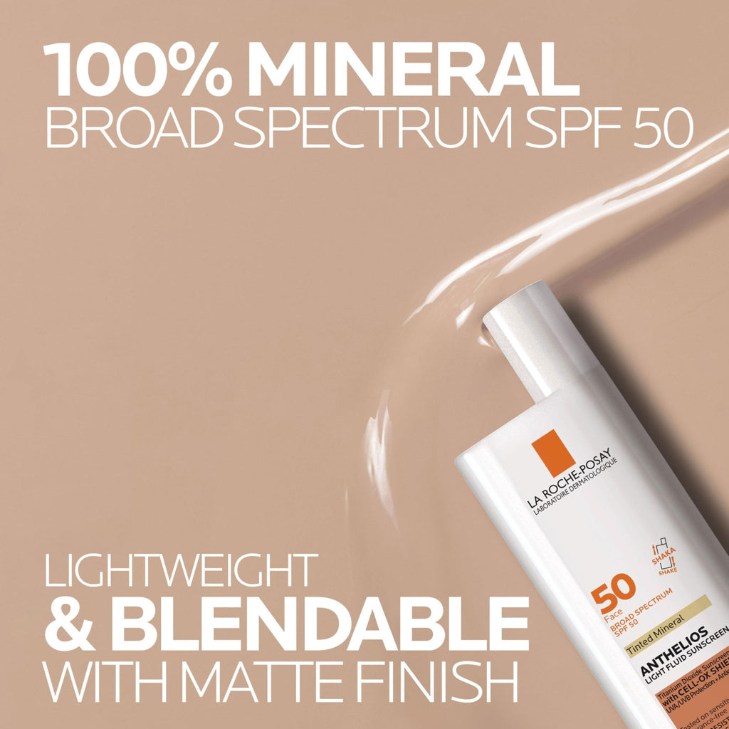 La Roche Posay Anthelios 50 Mineral Tinted Ultra Light Sunscreen Fluid 50ml/1.7oz - FENGGESTORE20