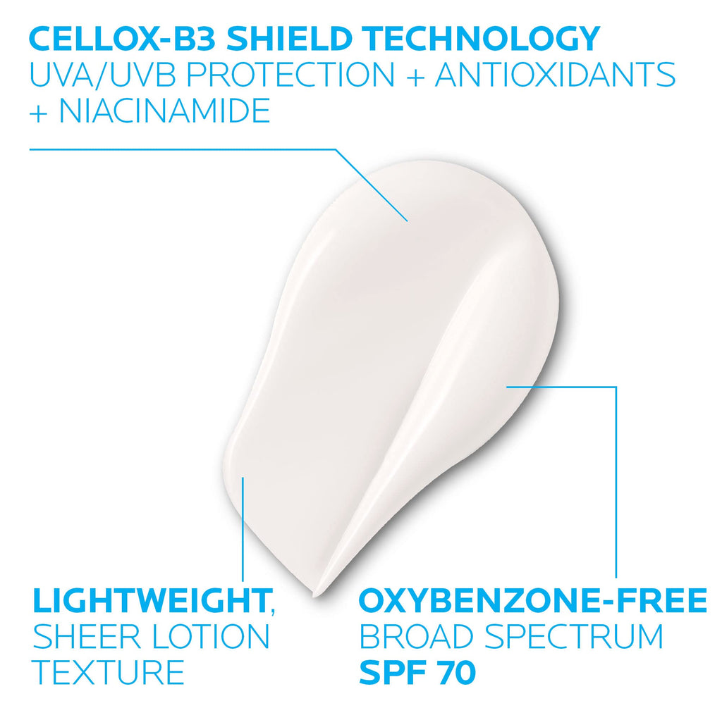 La Roche-Posay Anthelios UV Correct Sunscreen Moisturizer SPF 70, Daily Anti-Aging Face Moisturizer with Niacinamide - FENGGESTORE20