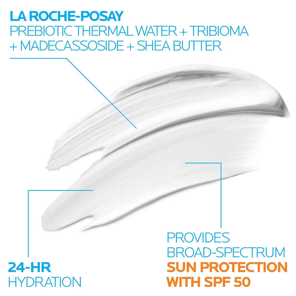 La Roche-Posay Cicaplast Balm B5 UV SPF 50, Vitamin B5 + Shea Butter + Tribioma + Madecassoside + Zinc Oxide Sunscreen - FENGGESTORE20