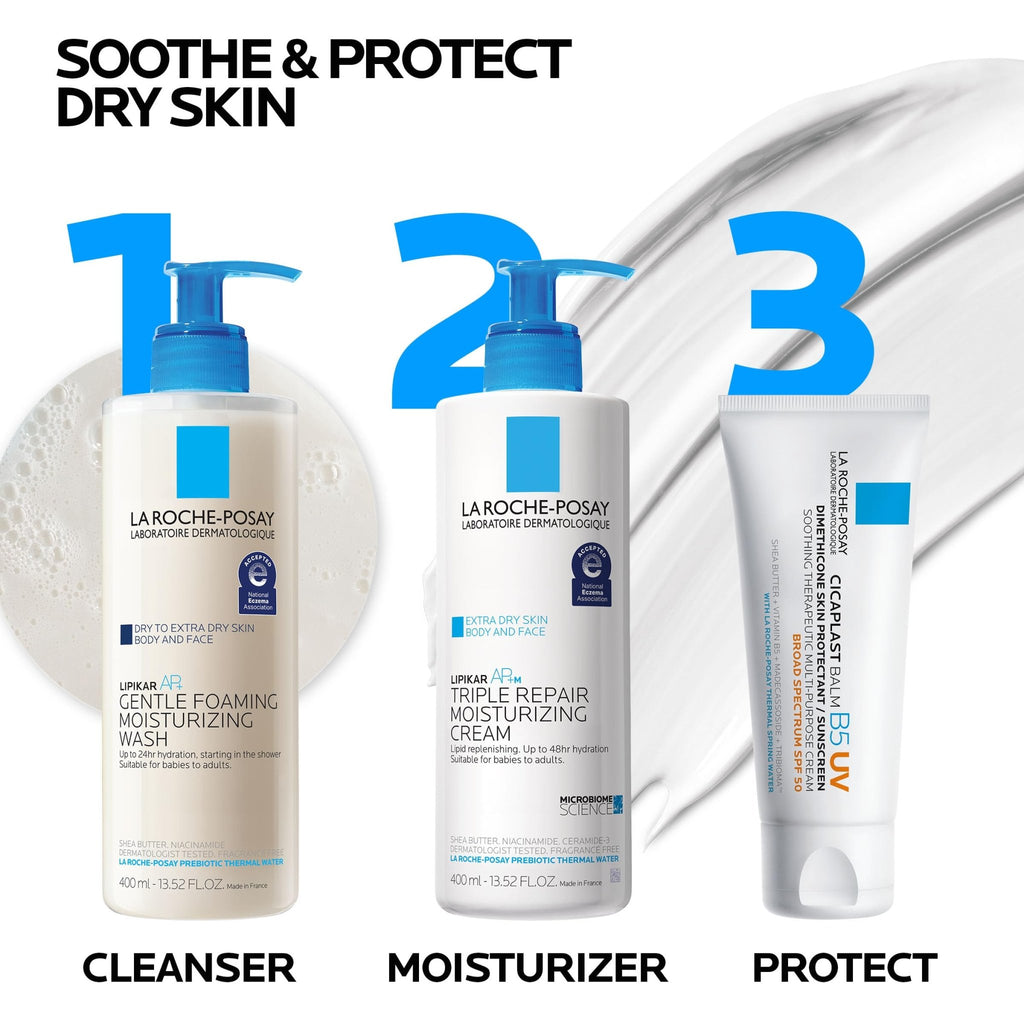 La Roche-Posay Cicaplast Balm B5 UV SPF 50, Vitamin B5 + Shea Butter + Tribioma + Madecassoside + Zinc Oxide Sunscreen - FENGGESTORE20