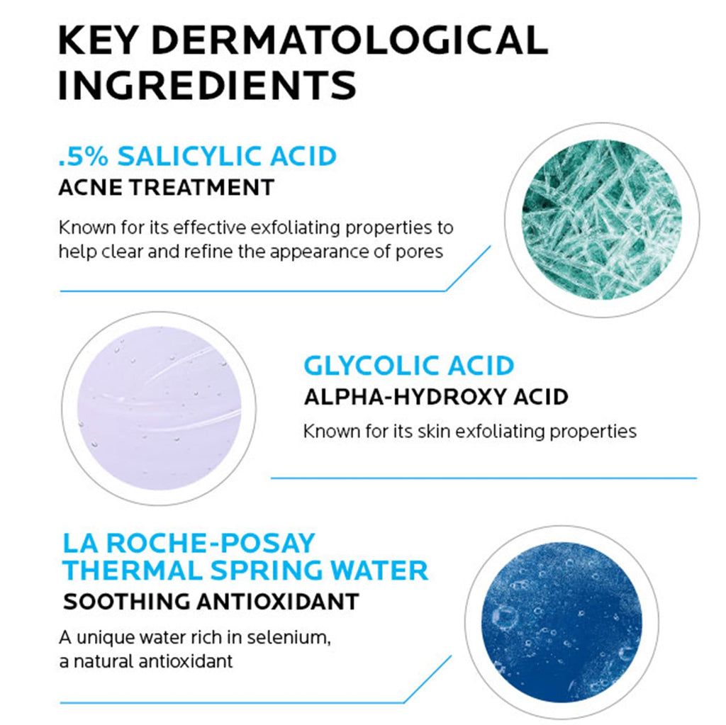 La Roche-Posay Effaclar Clarifying Solution Acne Toner with Salicylic Acid and Glycolic Acid - FENGGESTORE20