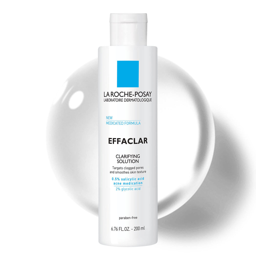 La Roche-Posay Effaclar Clarifying Solution Acne Toner with Salicylic Acid and Glycolic Acid - FENGGESTORE20