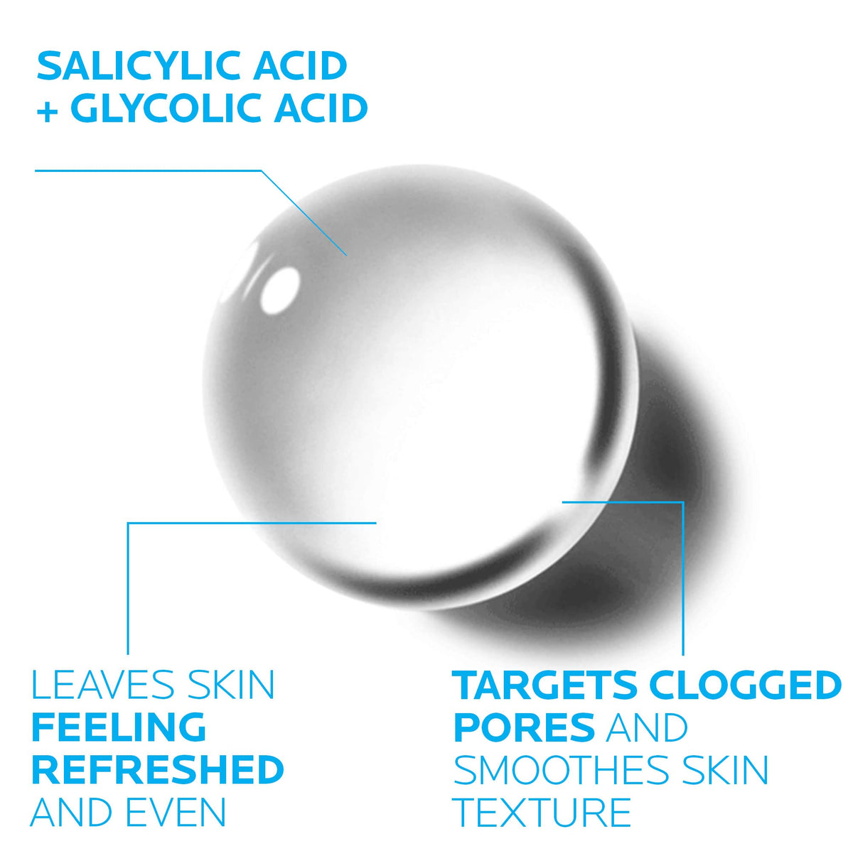 La Roche-Posay Effaclar Clarifying Solution Acne Toner with Salicylic Acid and Glycolic Acid - FENGGESTORE20