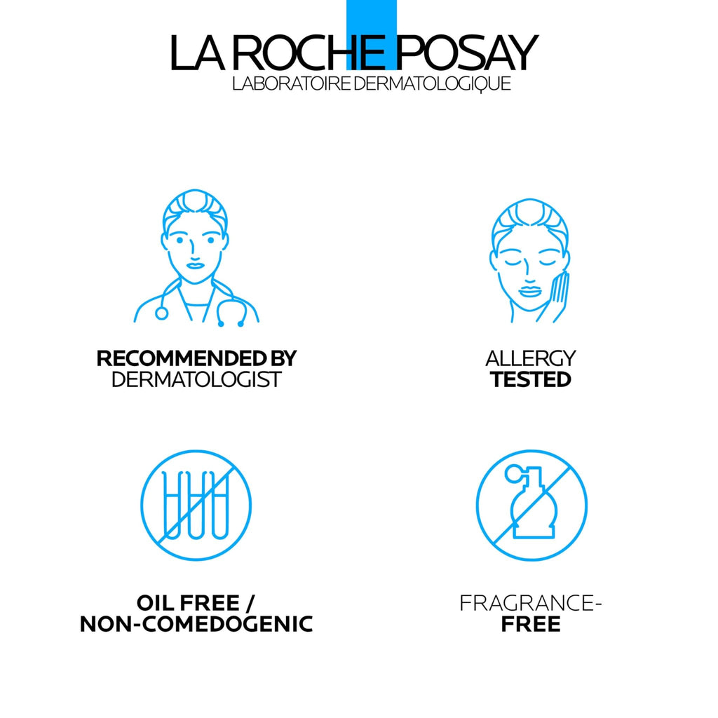 La Roche-Posay Effaclar Dual Acne Face Wash With 4% Benzoyl Peroxide & LHA Exfoliant - FENGGESTORE20