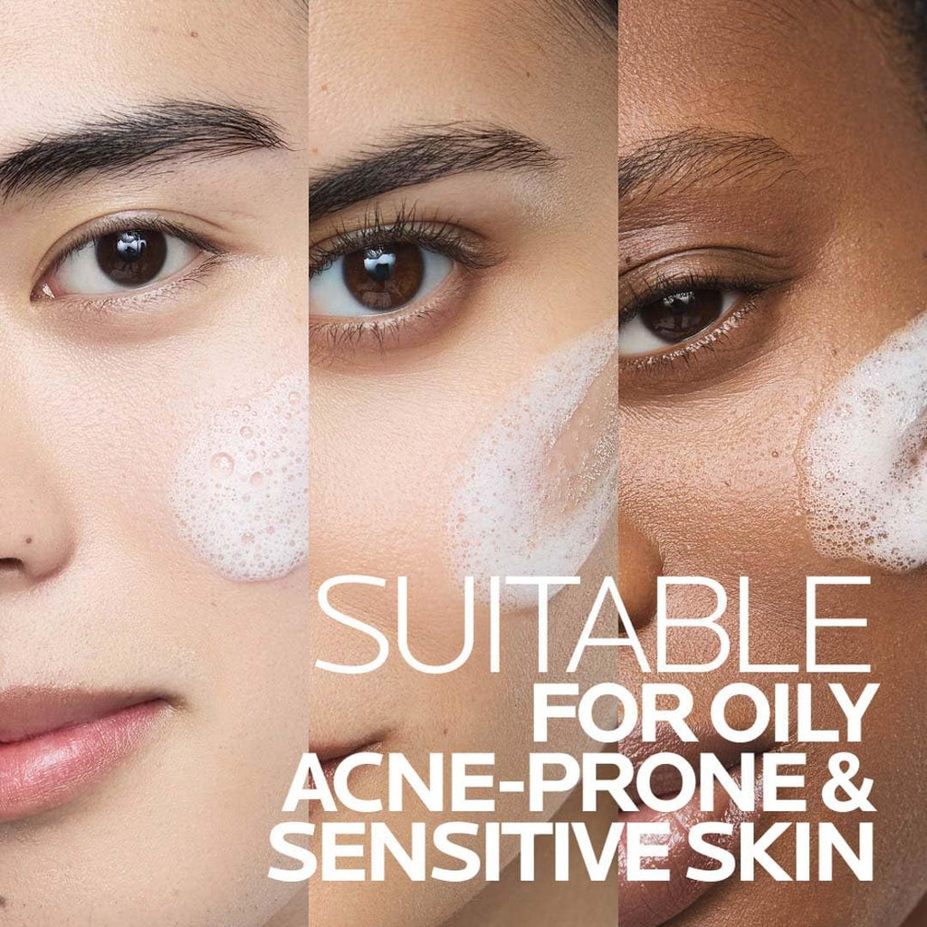 La Roche-Posay Effaclar Purifying Foaming Gel Cleanser for Oily Skin, With Zinc Pidolate To Remove Excess Oil & Shine - FENGGESTORE20