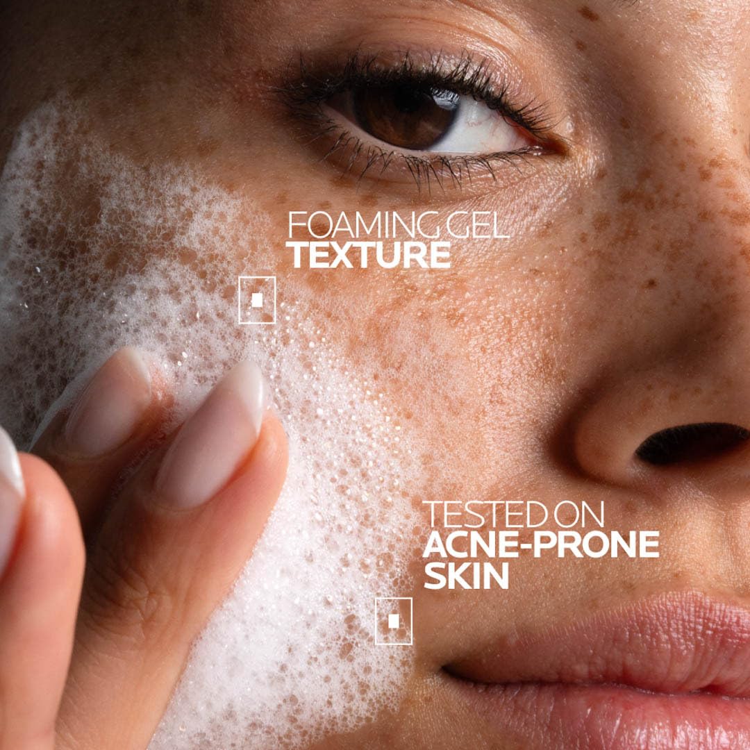 La Roche-Posay Effaclar Purifying Foaming Gel Cleanser for Oily Skin, With Zinc Pidolate To Remove Excess Oil & Shine - FENGGESTORE20