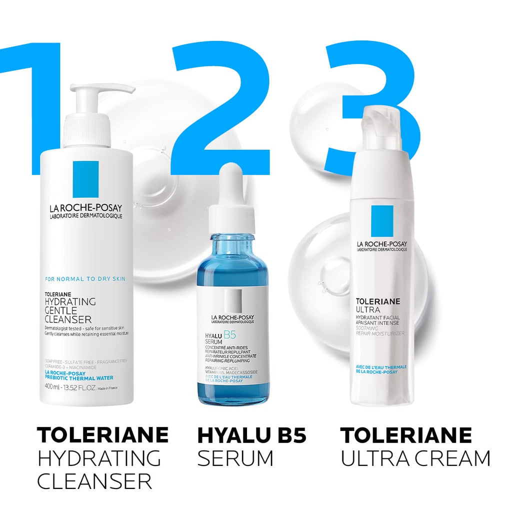 La Roche-Posay Hyalu B5 Pure Hyaluronic Acid Serum for Face, with Vitamin B5, Anti-Aging Serum for Fine Lines and Wrinkles, - FENGGESTORE20