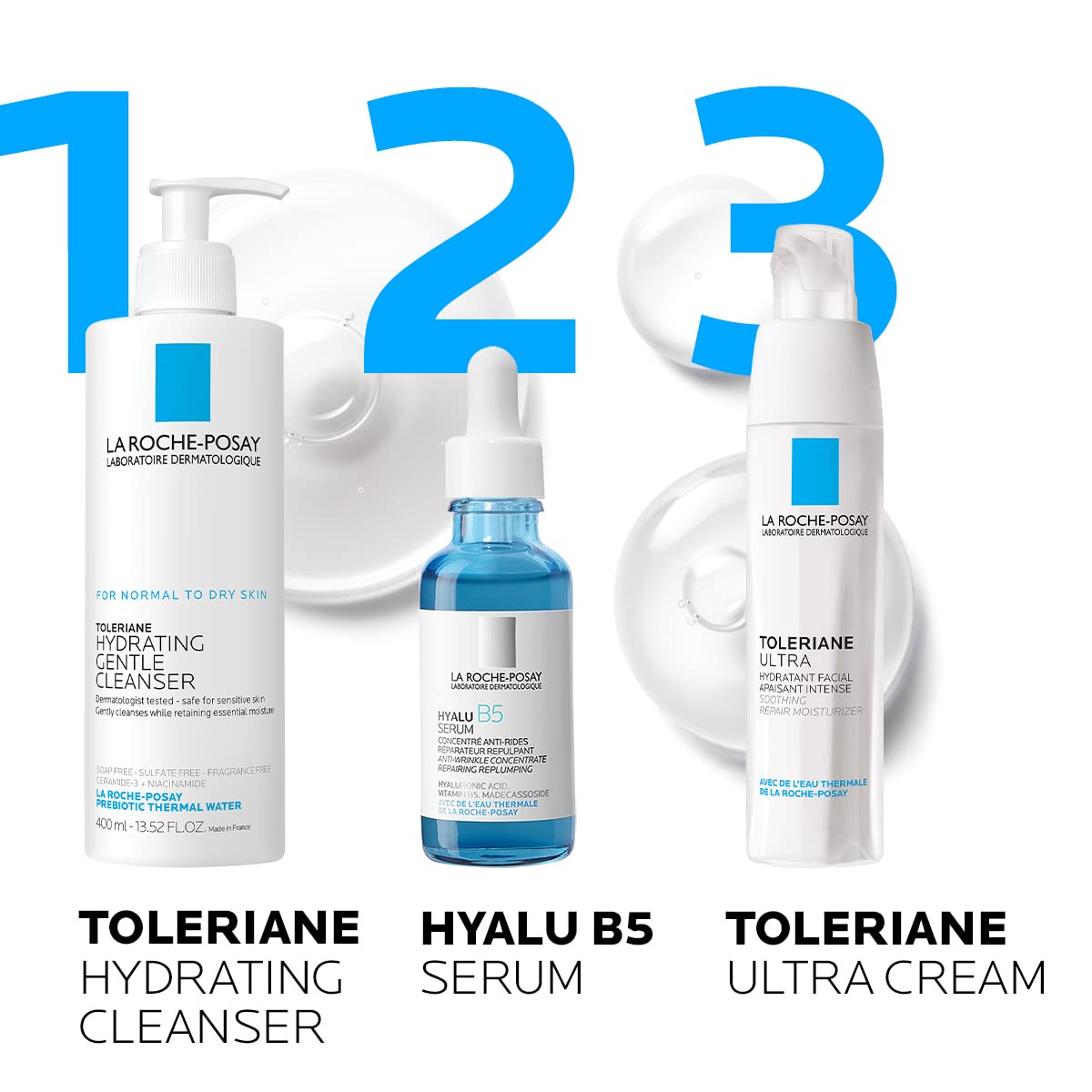 La Roche-Posay Hyalu B5 Pure Hyaluronic Acid Serum for Face, with Vitamin B5, Anti-Aging Serum for Fine Lines and Wrinkles, - FENGGESTORE20