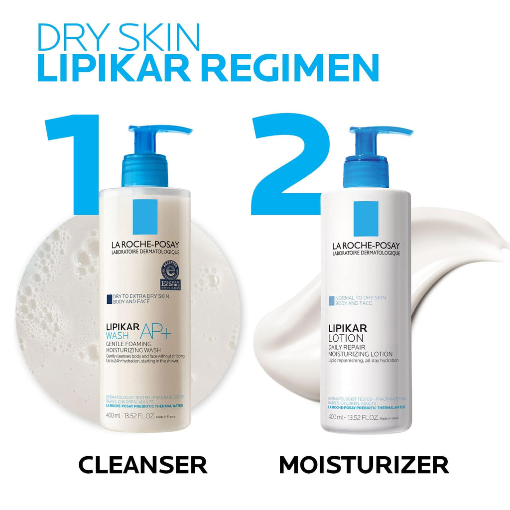 La Roche-Posay Lipikar Body Lotion Daily Repair Moisturizing Cream, Fragrance Free Body - FENGGESTORE20
