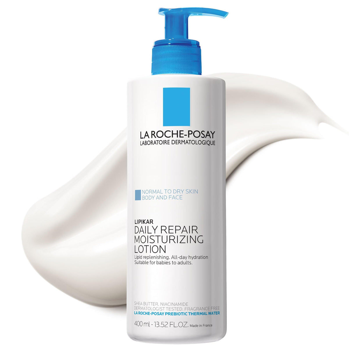 La Roche-Posay Lipikar Body Lotion Daily Repair Moisturizing Cream, Fragrance Free Body - FENGGESTORE20