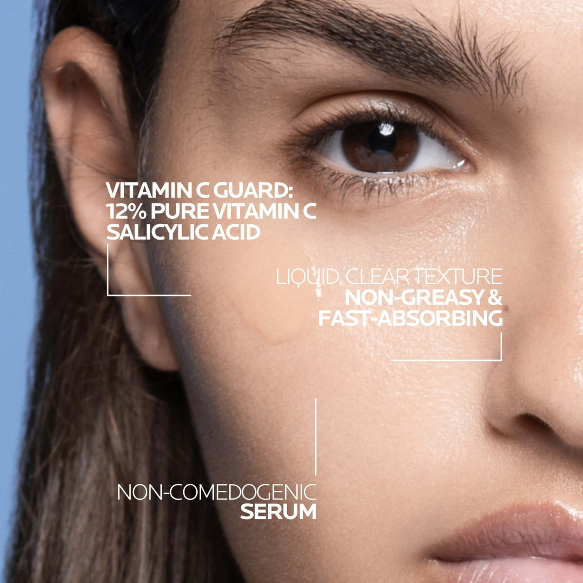 La Roche-Posay Pure 12% Vitamin C Oil Control Serum For Face With Hyaluronic Acid & Salicylic Acid, Hydrating Face Serum for Oily - FENGGESTORE20