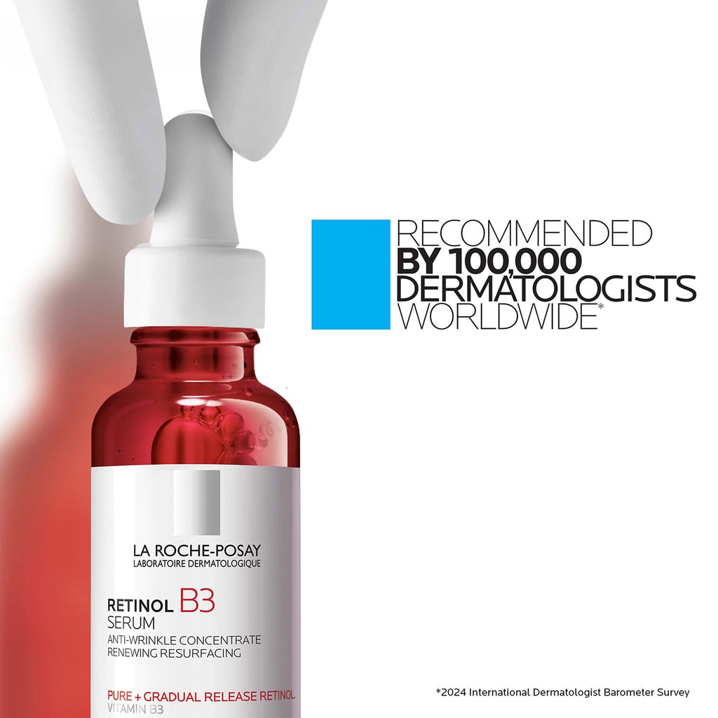La Roche-Posay Pure Retinol Face Serum with Vitamin B3, Anti Aging Face Serum for Lines, - FENGGESTORE20