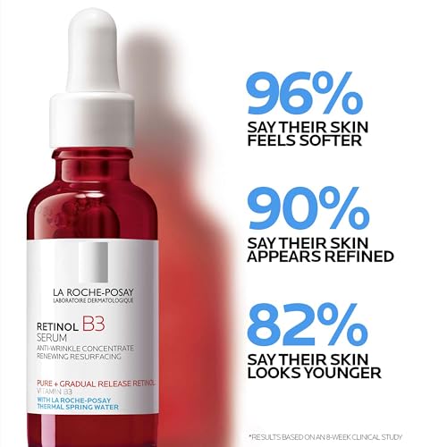 La Roche-Posay Pure Retinol Face Serum with Vitamin B3, Anti Aging Face Serum for Lines, - FENGGESTORE20