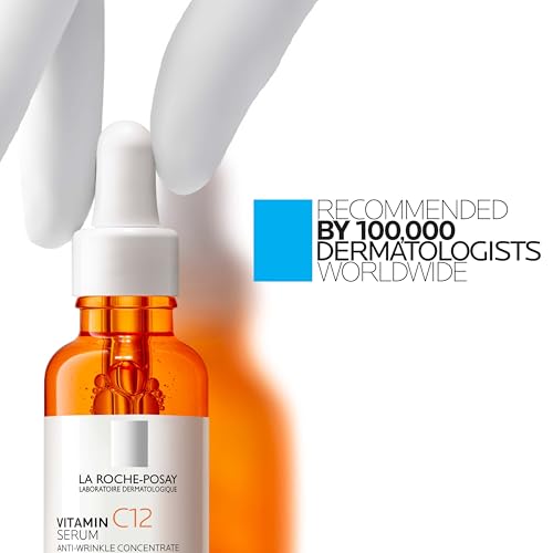 La Roche-Posay Pure Vitamin C Serum For Face With Hyaluronic Acid & Salicylic Acid, Hydrating & Brightening Serum - FENGGESTORE20