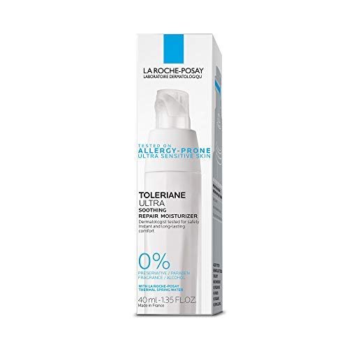 La Roche-Posay Toleriane Dermallergo Ultra Soothing Repair Face Moisturizer for Sensitive Skin, Gentle Moisturizing Face - FENGGESTORE20