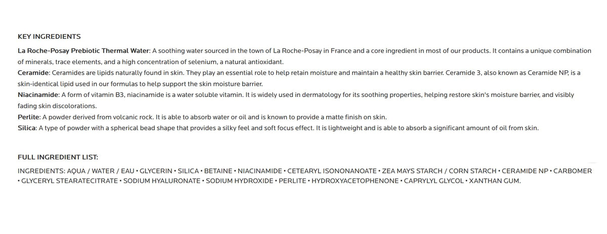 La Roche-Posay Toleriane Double Repair Matte Face Moisturizer, Daily Moisturizer For Oily Skin - FENGGESTORE20