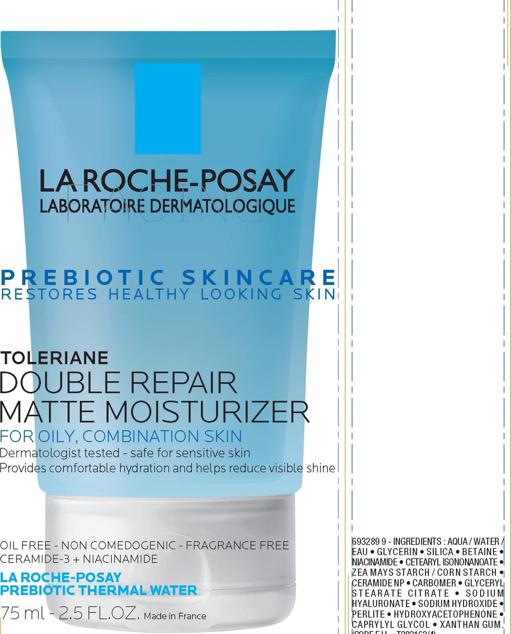 La Roche-Posay Toleriane Double Repair Matte Face Moisturizer, Daily Moisturizer For Oily Skin - FENGGESTORE20