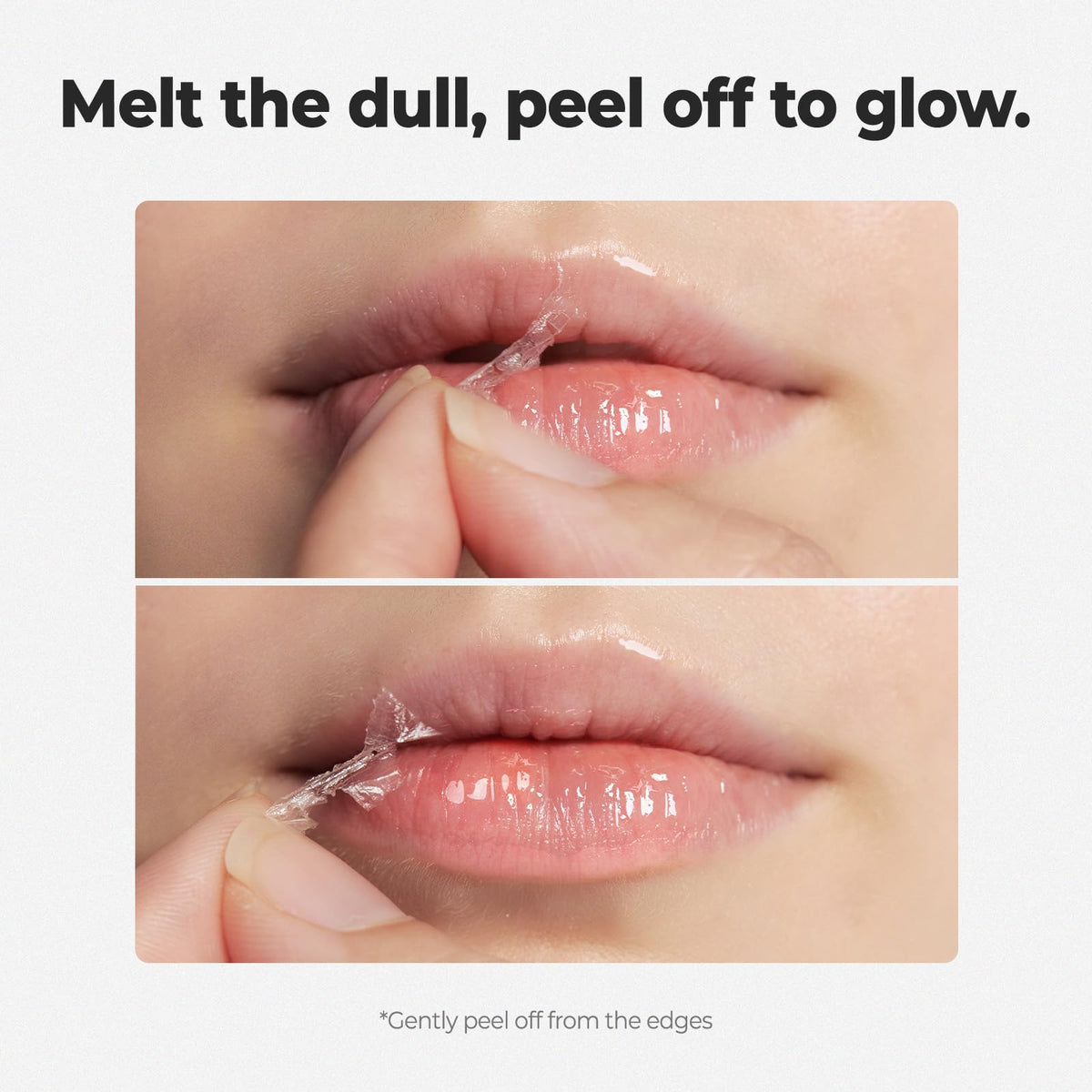Laka Soothing Prep Lip Mask, Cooling Peel Off Korean Lip Mask, Gentle Exfoliator for Lips - FENGGESTORE20