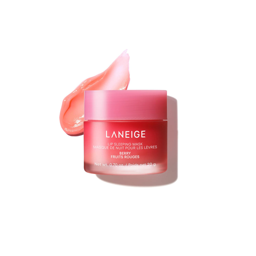 LANEIGE Lip Sleeping Mask, Berry: Nourishing Overnight Lip Treatment with Vitamin C, Shea & Murumuru Butter for Hydrating Dry, Flaky Lips - FENGGESTORE20