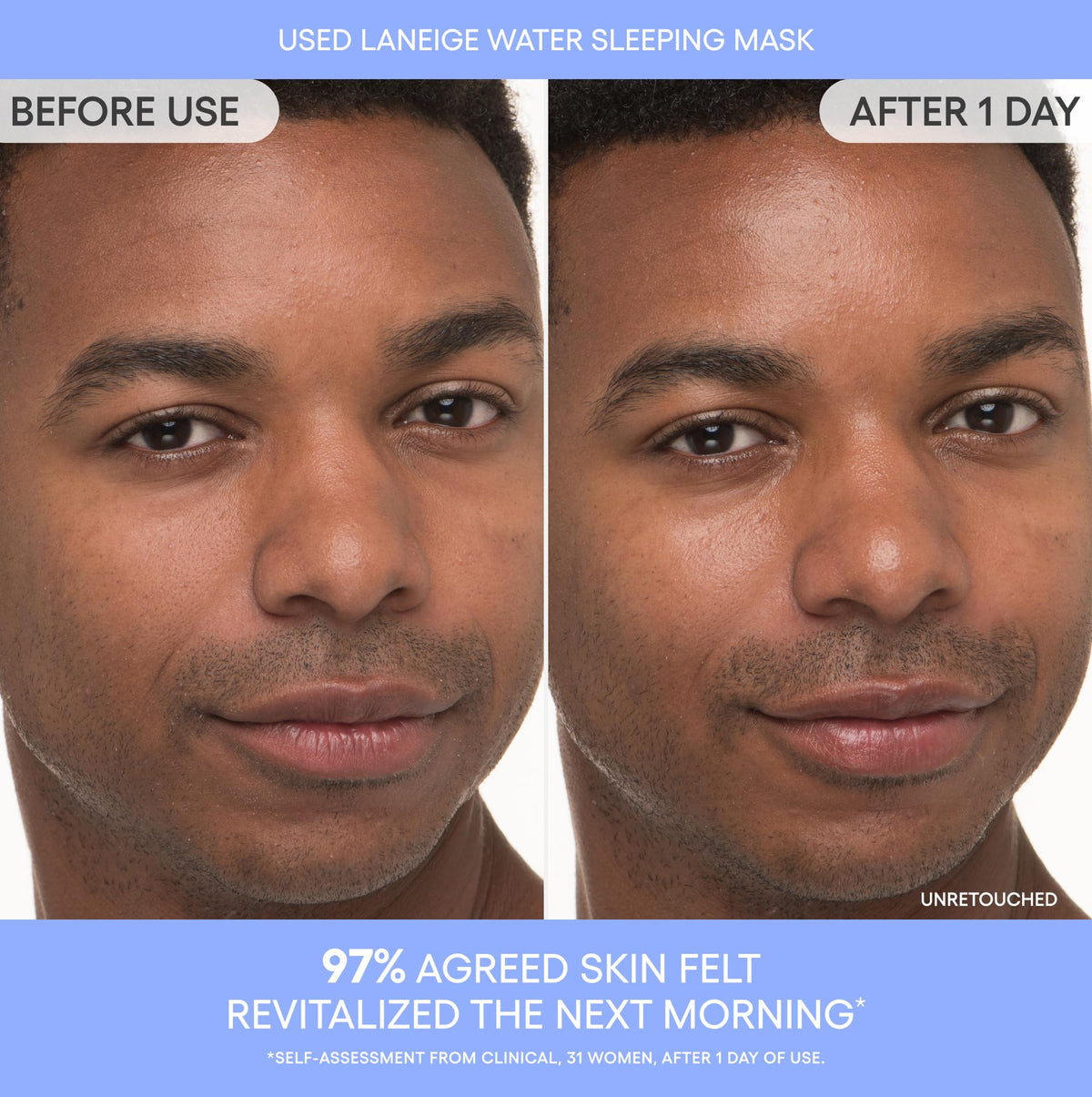 LANEIGE Water Sleeping Mask: Brightening Overnight Korean Sleeping Mask for Deep Hydration - FENGGESTORE20