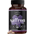 Leah Rose Essentials Saffron Supplement 88.5mg | Mood, Focus, and Stress Support | 60 Premium Saffron Extract Capsules | Made in the USA | 3rd Party Lab Tested | Non-GMO, Vegan, Gluten-Free - FENGGESTORE20