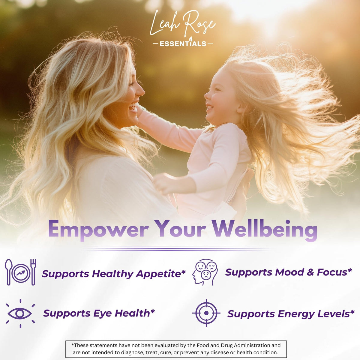 Leah Rose Essentials Saffron Supplement 88.5mg | Mood, Focus, and Stress Support | 60 Premium Saffron Extract Capsules | Made in the USA | 3rd Party Lab Tested | Non-GMO, Vegan, Gluten-Free - FENGGESTORE20