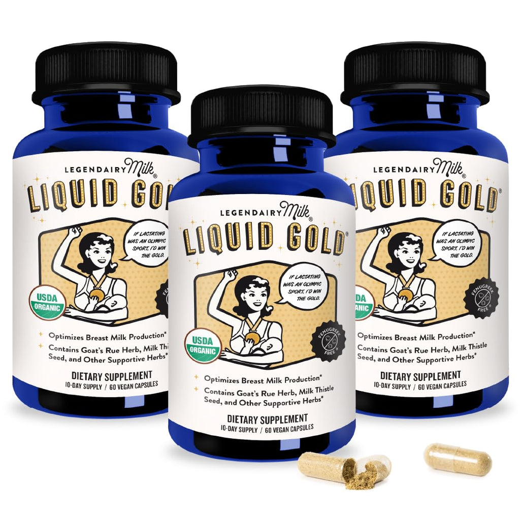 Legendairy Milk Liquid Gold Lactation Support | Lactation Supplement with Organic Goats Rue, Milk Thistle, Shatavari, Fennel, Alfalfa & Anise - FENGGESTORE20