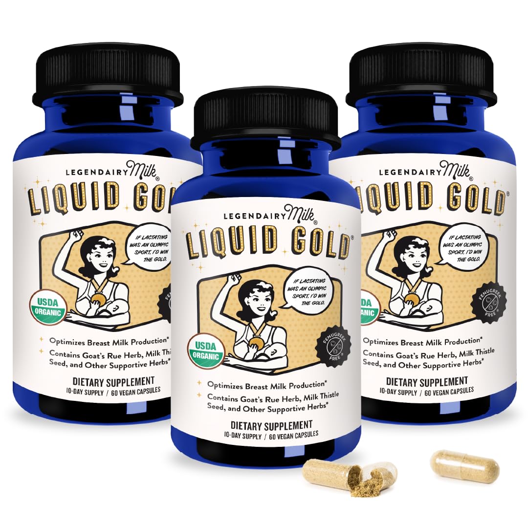 Legendairy Milk Liquid Gold Lactation Support | Lactation Supplement with Organic Goats Rue, Milk Thistle, Shatavari, Fennel, Alfalfa & Anise - FENGGESTORE20