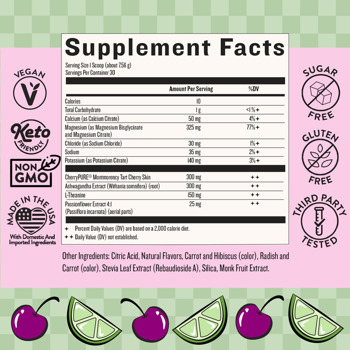 Legendairy Milk She’s Sleepy™ – Cherry Limeade – Nightly Sleep Aid, Sugar Free Drink Mix with Magnesium Glycinate & Ashwagandha - FENGGESTORE20