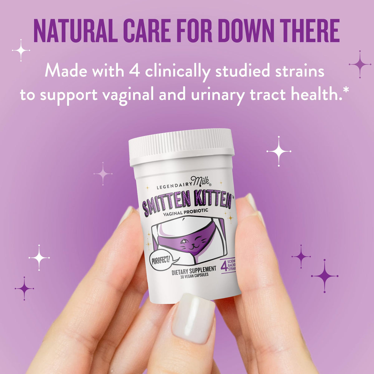 Legendairy Milk Smitten Kitten™ - Vaginal Probiotics for Women - Clinically-Studied Probiotics Lactobacillus Reuteri for Women's Vaginal Health - FENGGESTORE20