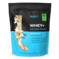 LEGION Whey+ Protein Whey Isolate from Grass Fed Cows (French Vanilla, 30 Servings) - Whey Protein Isolate Powder, Low Calorie, Non-GMO, Sugar Free, Lactose and Gluten Free, All Natural Protein Powder - FENGGESTORE20