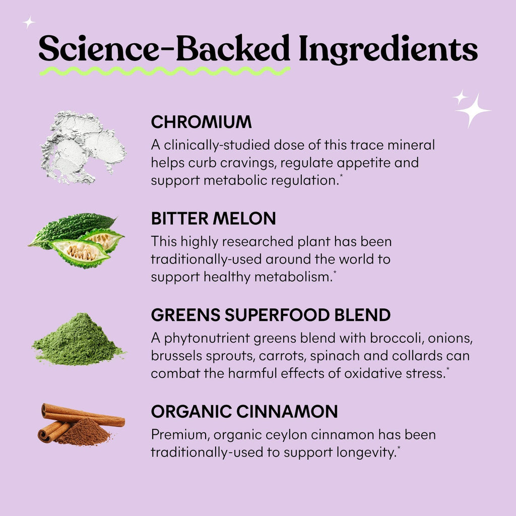 Lemme Curb Cravings, Improve Carb Metabolism, Support Weight Management w/Clinically Studied Chromium Picolinate, Bitter Melon, Ceylon Cinnamon - FENGGESTORE20