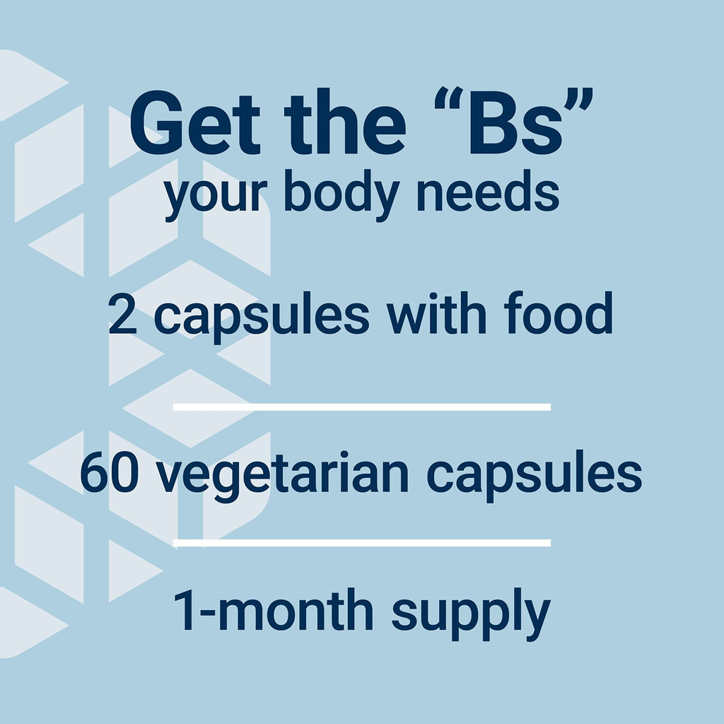 Life Extension BioActive Complete B-Complex, Heart, Nerve Support, Healthy Energy, Metabolism, Complete B Complex, 60 Vegetarian Capsules - FENGGESTORE20