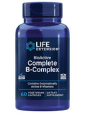 Life Extension BioActive Complete B-Complex, Heart, Nerve Support, Healthy Energy, Metabolism, Complete B Complex, 60 Vegetarian Capsules - FENGGESTORE20