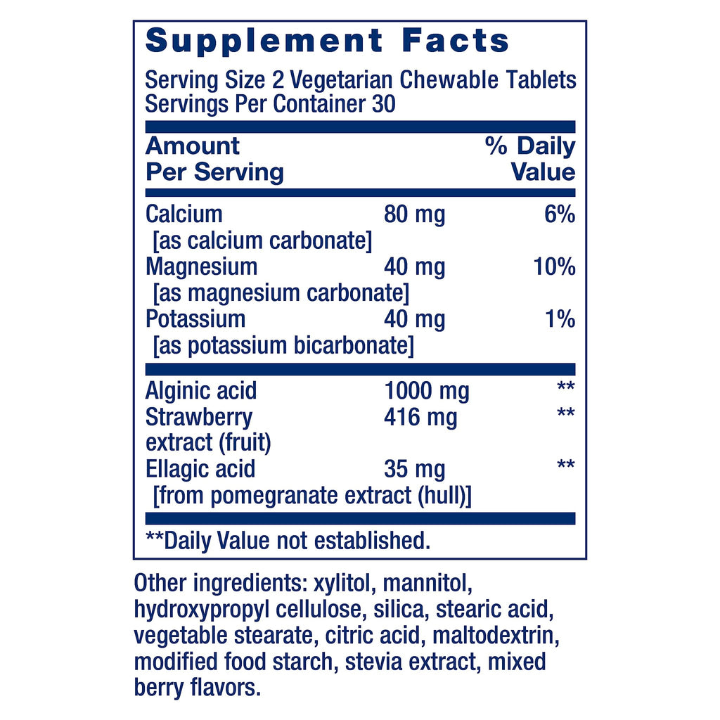 Life Extension Esophageal Guardian, alginic Acid, Potassium Bicarbonate, get Long-Lasting Relief from gastric Distress, Vegetarian, Non-GMO - FENGGESTORE20