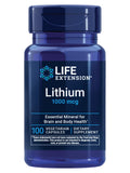Life Extension Lithium, 1000 mcg – Lithium Orotate – Helps Maintain Cognitive Function & Memory – Low-Dose Formula – Non-GMO, Gluten-Free, - FENGGESTORE20