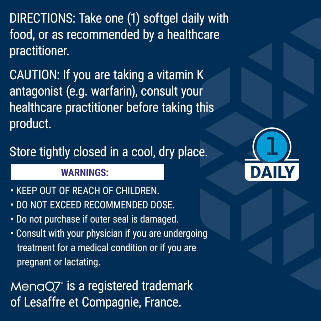 Life Extension Super K, Vitamin K Supplement, 2000 Mcg Vitamin K and 1180 Mcg Vitamin K2, Heart Health, Once-Daily, 90 Softgels - FENGGESTORE20