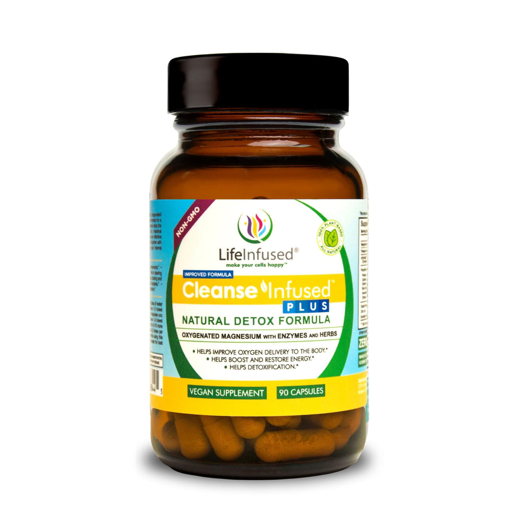 Life Infused Cleanse Infused Plus Digestive Support Supplement – Oxygenated Magnesium with Enzymes & Herbs, Supports Digestive - FENGGESTORE20