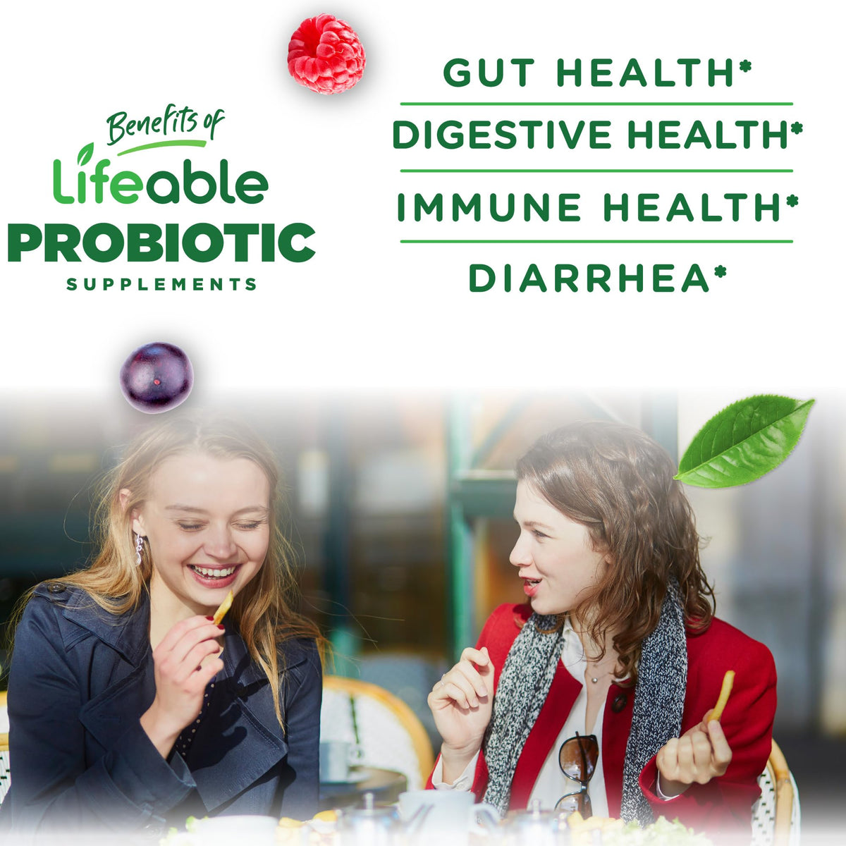 Lifeable Probiotics Gummies | 2 Billion CFU | Great Tasting Probiotic Gummies for Women | Probiotic Gummy for Gut Health and Immune Support - FENGGESTORE20