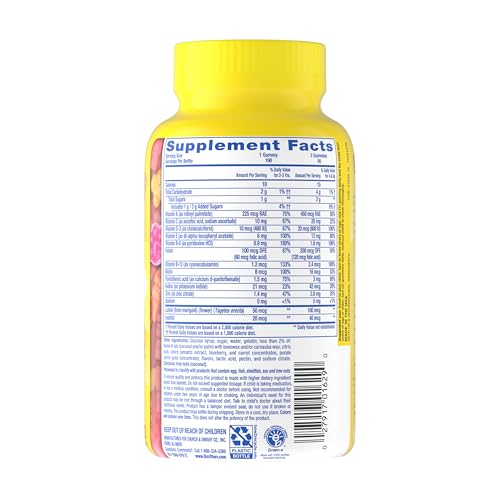 L'il Critters Gummy Vites Daily Kids Multivitamins Assorted Fruit Flavors for Ages 2+ Toddlers & Kids, Gummy Vitamin with Vitamin C and D - FENGGESTORE20
