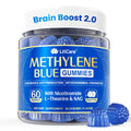 LILICARE Methylene Blue Gummies 7mg Per Serving for Humans | Upgraded Antioxidant & Brain Booster Supplement for Cognitive Function, Energy - FENGGESTORE20
