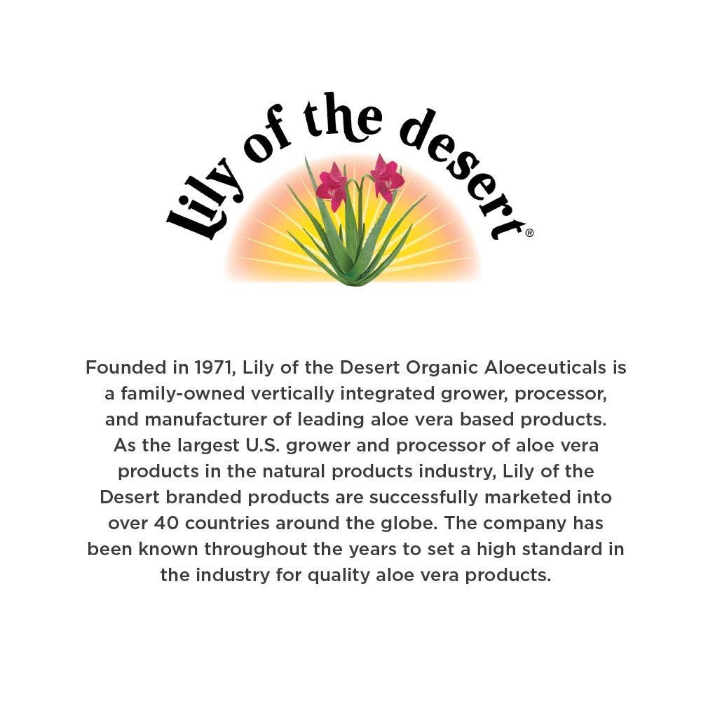 Lily of the Desert Organic Aloe Vera Juice – Inner Fillet, 16 fl oz - FENGGESTORE20