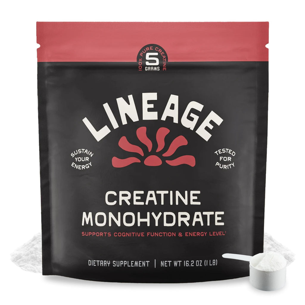 Lineage Provisions Micronized Creatine Monohydrate with Sea Salt - Micronized Creatine Powder for Training & Performance - FENGGESTORE20