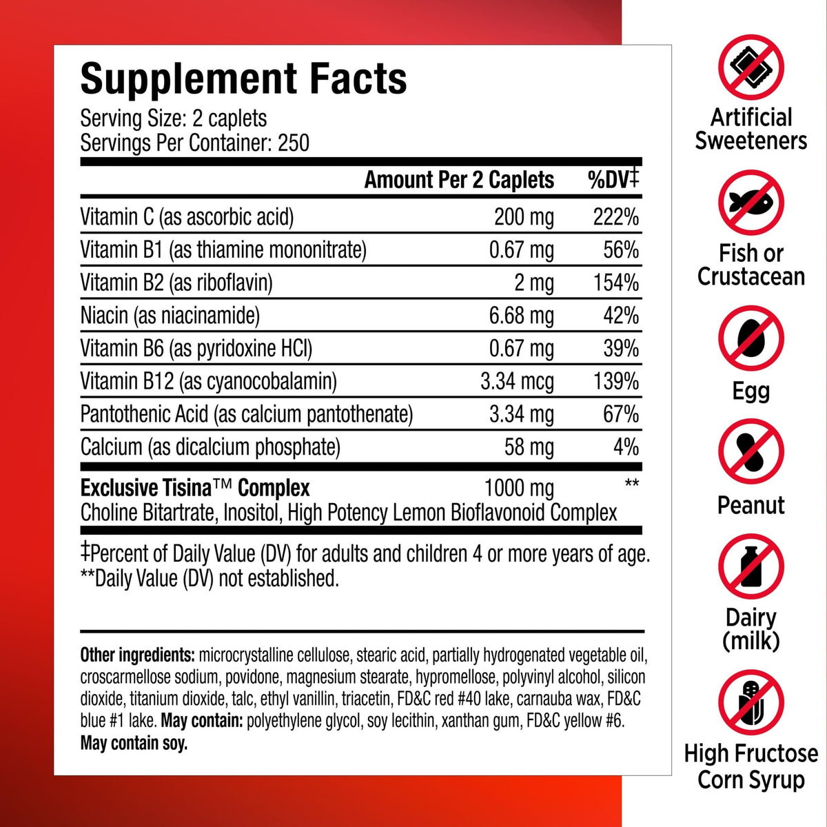 Lipo Flavonoid Ear Ringing - Doctor-Recommended for Ringing Ears – Clinically Proven Lemon Bioflavonoid Complex with Vitamins C, B1, B2, B6, B12, - FENGGESTORE20