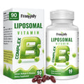 Liposomal B Complex for High Absorption Methylated B12,L-Methyfolate(5-MTHF ),Full Active B Vitamins with Choline Inositol-Energy, Metabolism,Brain & Heart Support - FENGGESTORE20
