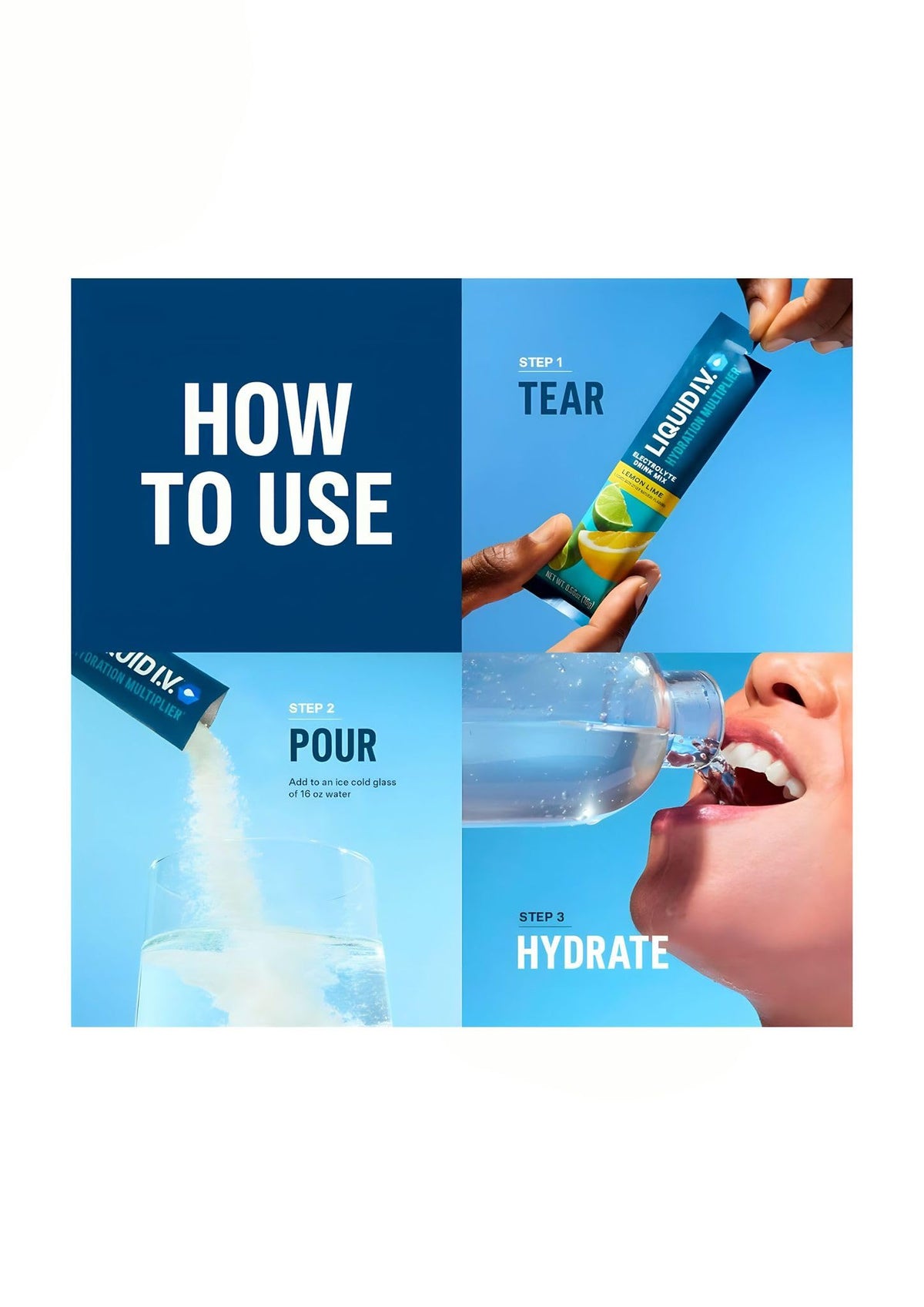 Liquid I.V. Hydration Multiplier Electrolyte Drink Mix, Variety, 0.56 Oz, 30 Ct - FENGGESTORE20