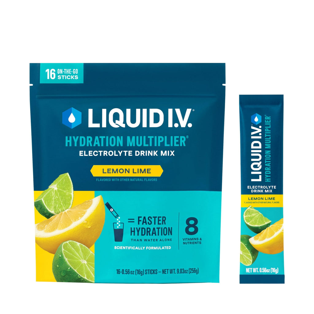 Liquid I.V.® Hydration Multiplier - Lemon Lime | Electrolyte Powder Drink Mix | 1 Pack (16 Servings) - FENGGESTORE20