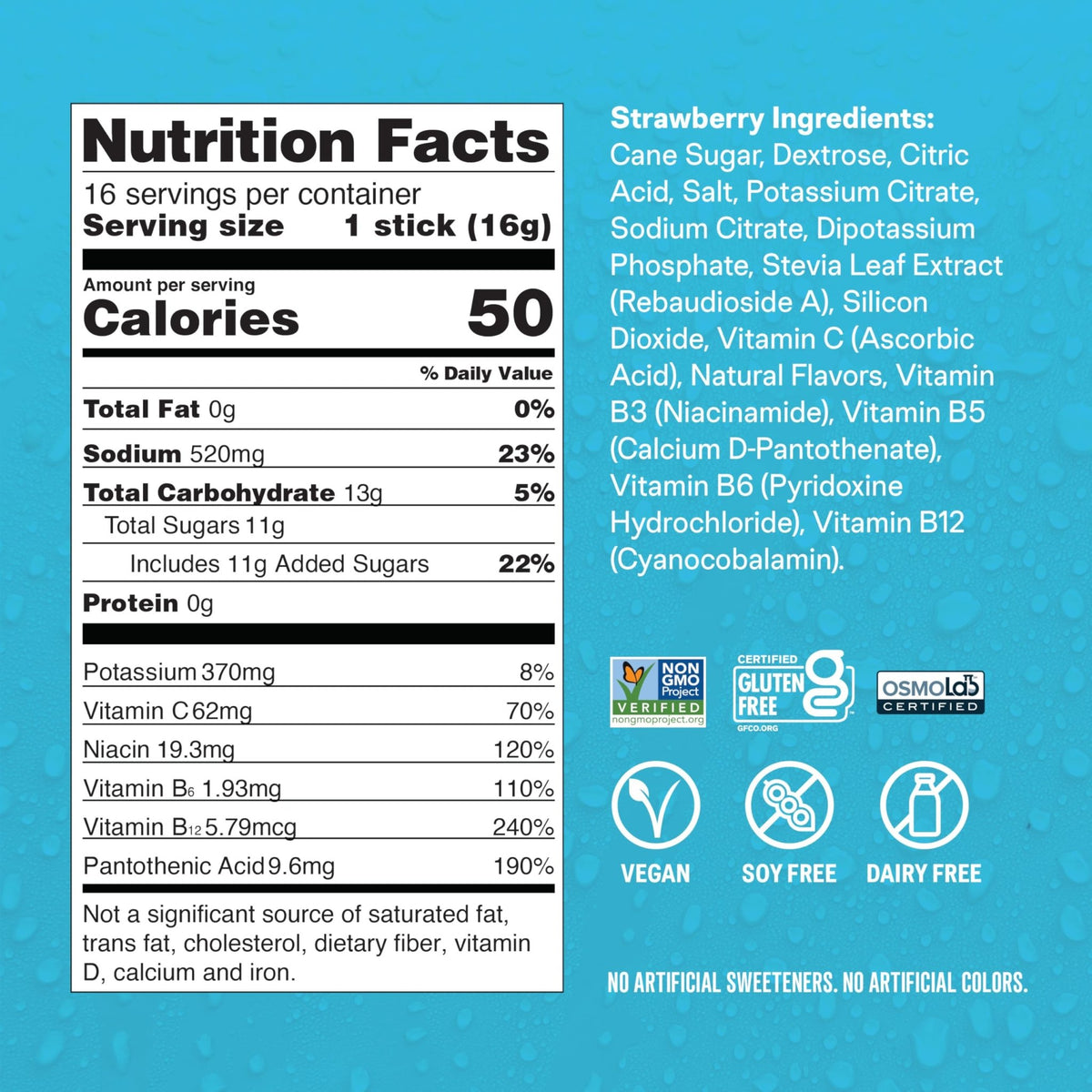 Liquid I.V.® Hydration Multiplier - Strawberry | Electrolyte Powder Drink Mix | 3 Pack (48 Servings) - FENGGESTORE20